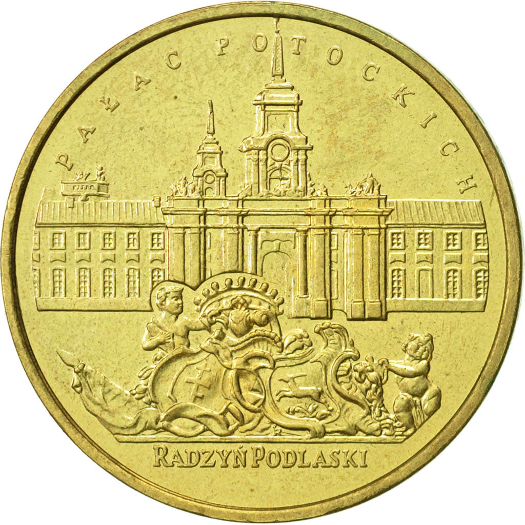 Poland, 2 Zlote, 1999, Warsaw, AU(50-53), Brass, KM:372