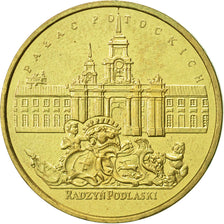Poland, 2 Zlote, 1999, Warsaw, AU(50-53), Brass, KM:372