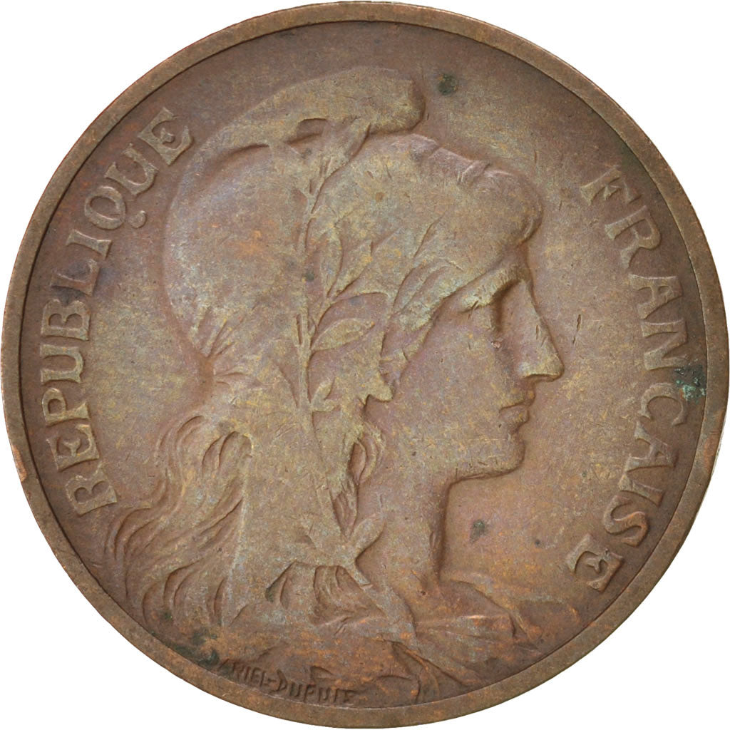 Moneta, Francia, Dupuis, 5 Centimes, 1906, Paris, MB, Bronzo, KM:842