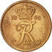 Coin, Denmark, Frederik IX, 5 Öre, 1965, Copenhagen, EF(40-45), Bronze