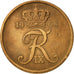 Coin, Denmark, Frederik IX, 5 Öre, 1968, Copenhagen, EF(40-45), Bronze