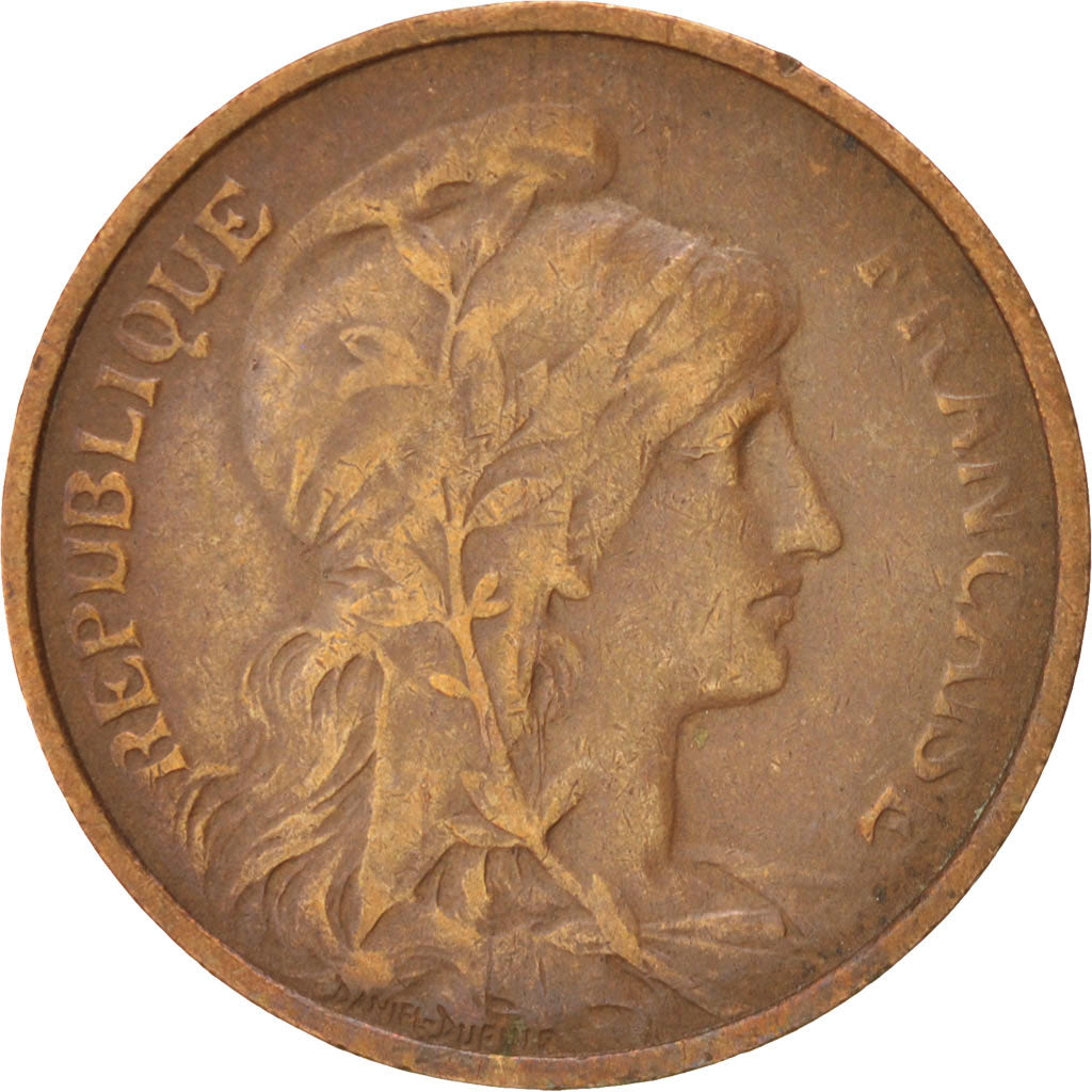 Munten, Frankrijk, Dupuis, 5 Centimes, 1920, Paris, FR+, Bronze, KM:842