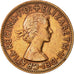 Coin, Great Britain, Elizabeth II, Penny, 1962, EF(40-45), Bronze, KM:897