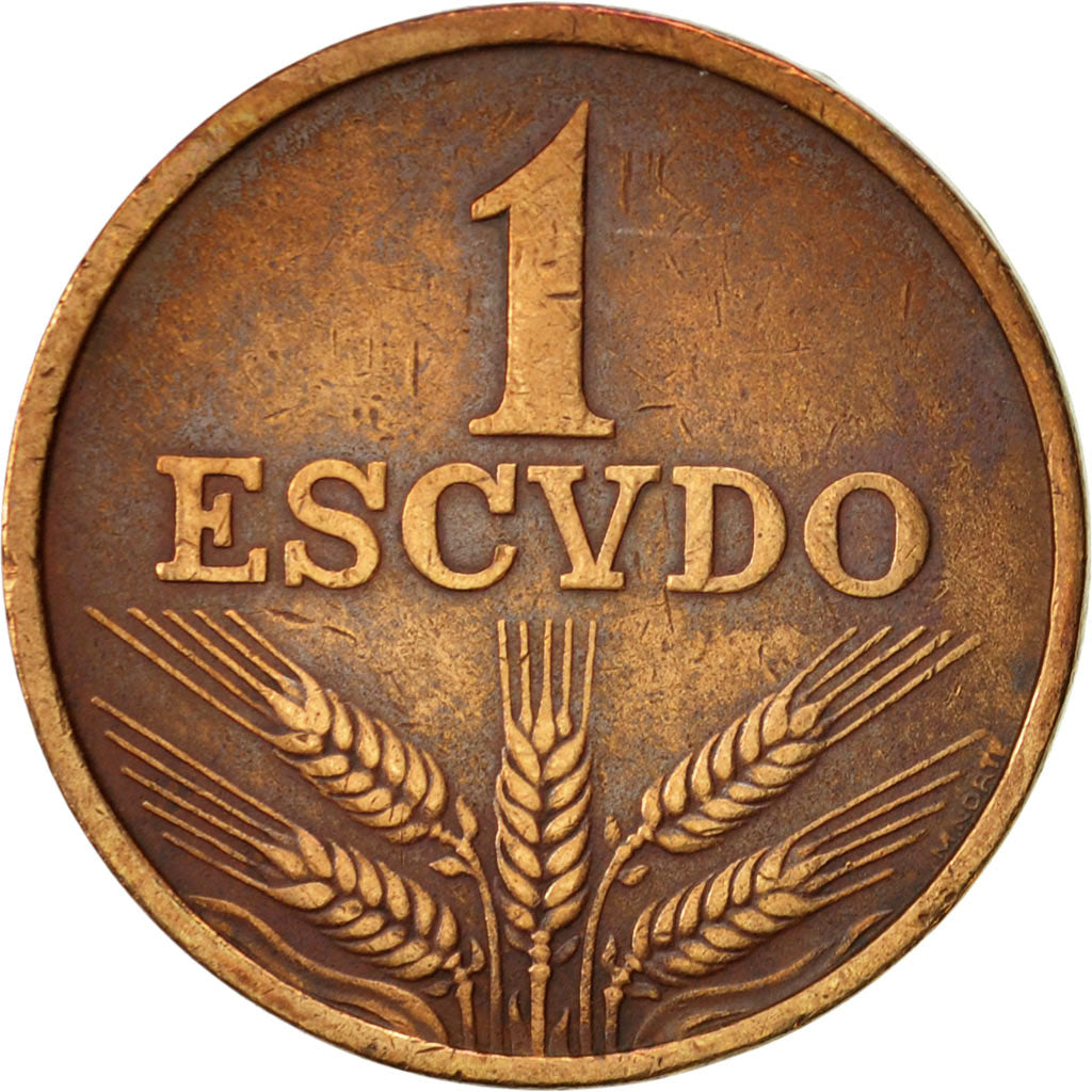 Moneta, Portogallo, Escudo, 1972, BB, Bronzo, KM:597