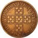 Coin, Portugal, Escudo, 1974, EF(40-45), Bronze, KM:597