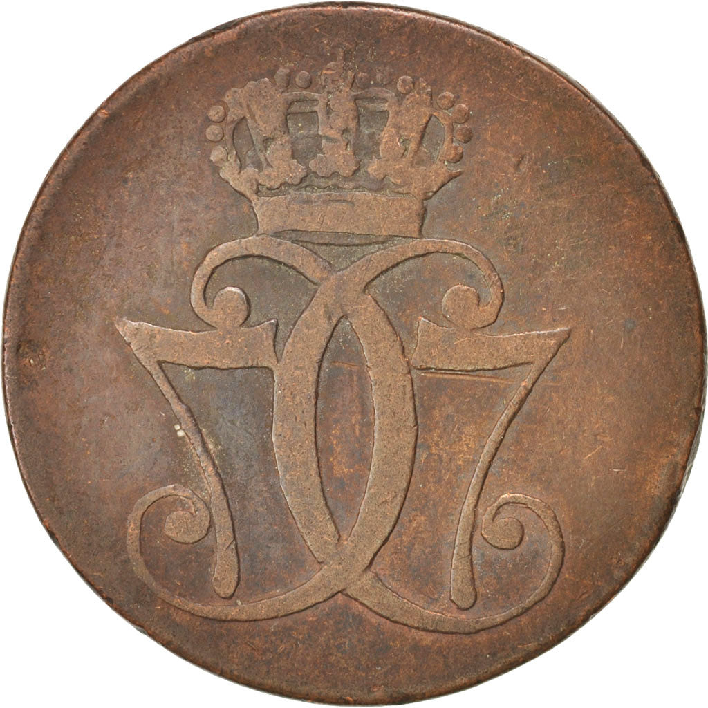 Denmark, Christian VII, Skilling, 1771, KM:616.1