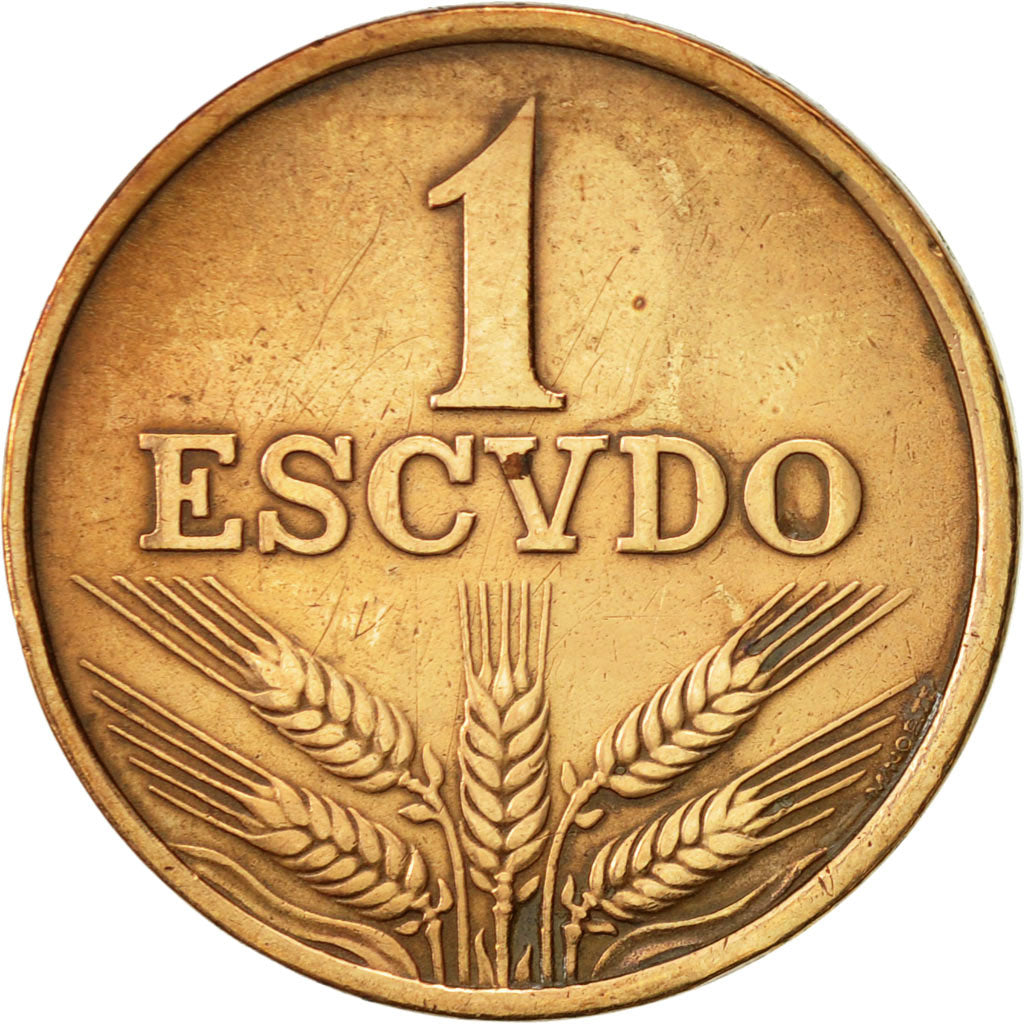 Coin, Portugal, Escudo, 1969, EF(40-45), Bronze, KM:597