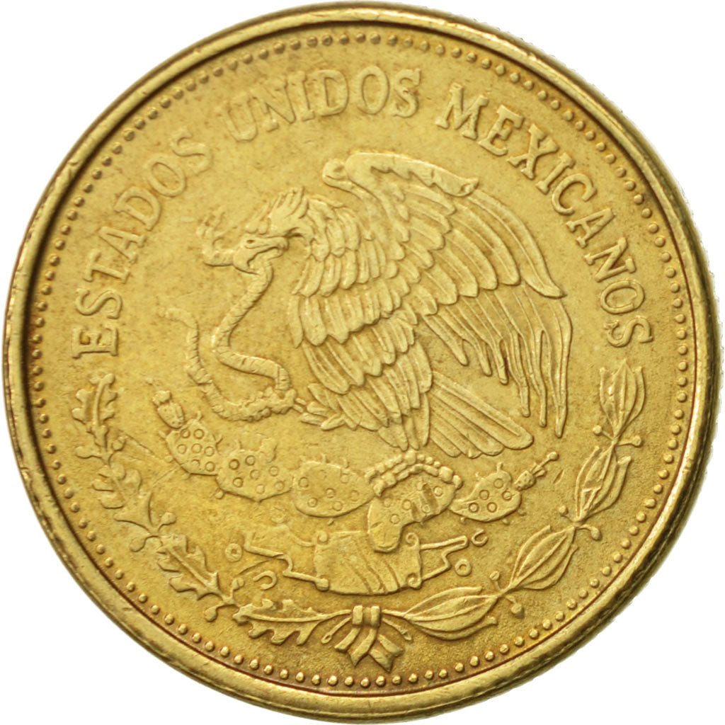 Moneda, México, 100 Pesos, 1987, Mexico City, MBC, Aluminio - bronce, KM:493