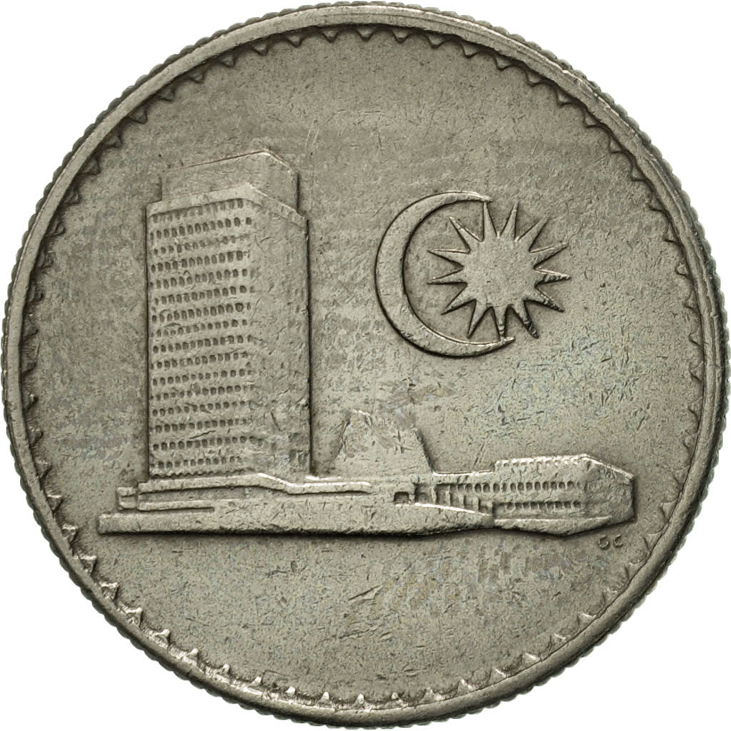 Coin, Malaysia, 10 Sen, 1976, Franklin Mint, AU(50-53), Copper-nickel, KM:3