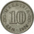 Moneta, Malezja, 10 Sen, 1976, Franklin Mint, AU(50-53), Miedź-Nikiel, KM:3