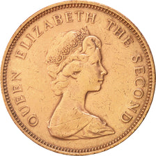 Isole Falkland, Elizabeth II, 2 Pence, 1980, BB, Bronzo, KM:3