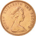 Isole Falkland, Elizabeth II, 2 Pence, 1980, BB, Bronzo, KM:3
