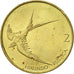 Moneta, Słowenia, 2 Tolarja, 1996, AU(50-53), Mosiądz niklowy, KM:5