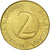 Monnaie, Slovénie, 2 Tolarja, 1996, TTB+, Nickel-brass, KM:5