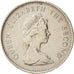 Isole Falkland, Elizabeth II, 5 Pence, 1980, BB+, Rame-nichel, KM:4.1