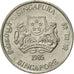 Coin, Singapore, 20 Cents, 1985, British Royal Mint, AU(55-58), Copper-nickel