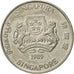 Moneta, Singapur, 20 Cents, 1989, British Royal Mint, AU(55-58), Miedź-Nikiel