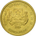 Moneta, Singapore, 5 Cents, 1989, British Royal Mint, SPL-, Alluminio-bronzo