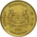 Coin, Singapore, 5 Cents, 2004, Singapore Mint, AU(55-58), Aluminum-Bronze