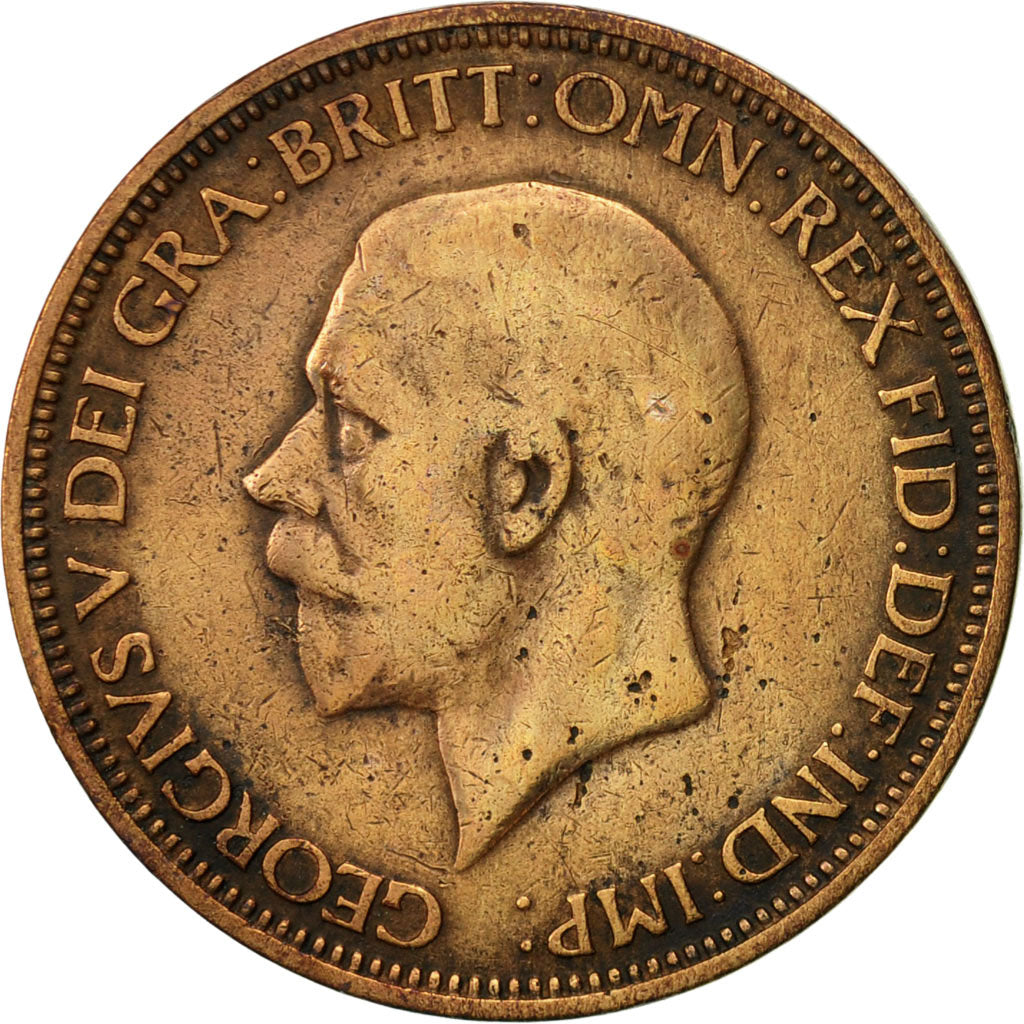 Münze, Großbritannien, George V, 1/2 Penny, 1936, S, Bronze, KM:837