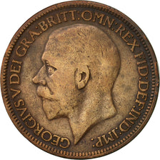 Coin, Great Britain, George V, 1/2 Penny, 1925, VF(20-25), Bronze, KM:809