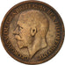 Coin, Great Britain, George V, 1/2 Penny, 1925, VF(20-25), Bronze, KM:809