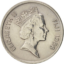 Figi, Elizabeth II, 5 Cents, 1986, SPL-, Rame-nichel, KM:51