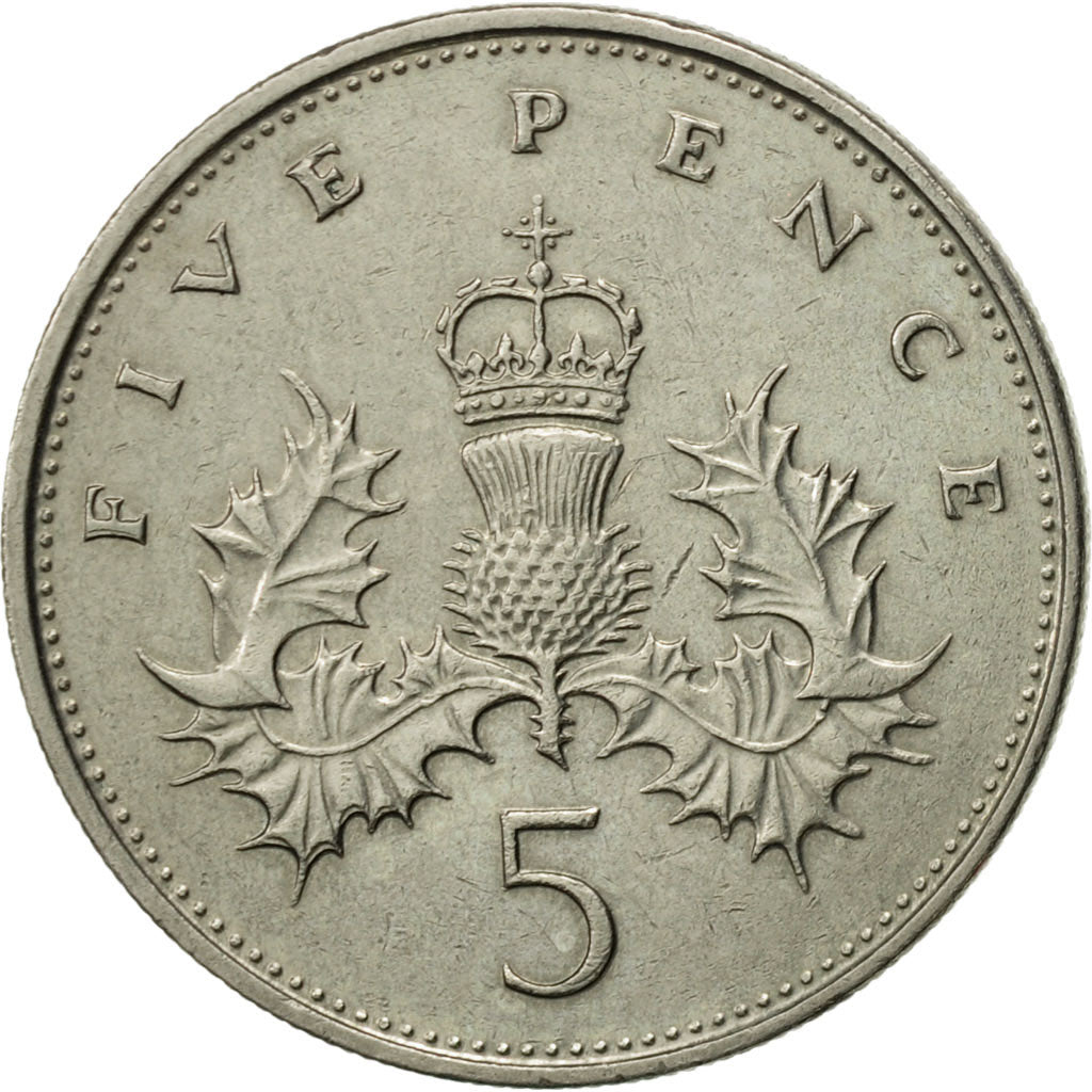 Münze, Großbritannien, Elizabeth II, 5 Pence, 1988, SS+, Copper-nickel, KM:937