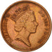 Great Britain, Elizabeth II, 2 Pence, 1992, AU(50-53), Copper Plated Steel