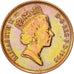 Coin, Great Britain, Elizabeth II, 2 Pence, 1995, AU(50-53), Copper Plated