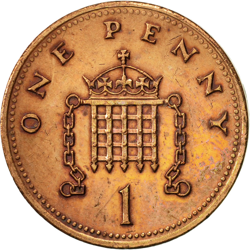Monnaie, Grande-Bretagne, Elizabeth II, Penny, 1991, TTB+, Bronze, KM:935