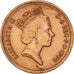 Coin, Great Britain, Elizabeth II, Penny, 1996, AU(50-53), Copper Plated Steel
