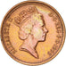Monnaie, Grande-Bretagne, Elizabeth II, Penny, 1995, TTB+, Copper Plated Steel