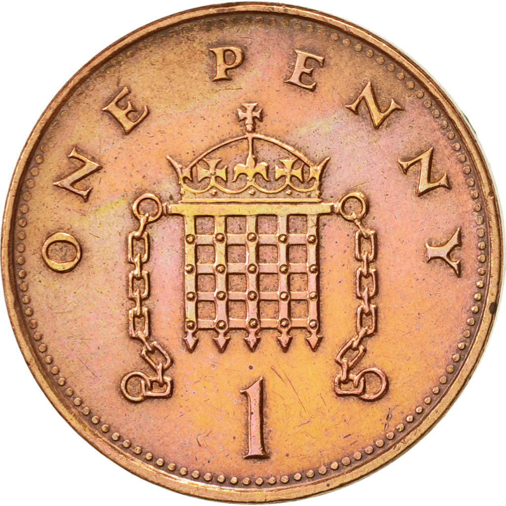 Monnaie, Grande-Bretagne, Elizabeth II, Penny, 1995, TTB+, Copper Plated Steel