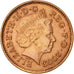 Münze, Großbritannien, Elizabeth II, Penny, 2003, SS+, Copper Plated Steel
