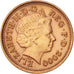 Moneta, Gran Bretagna, Elizabeth II, Penny, 2000, BB+, Acciaio placcato rame