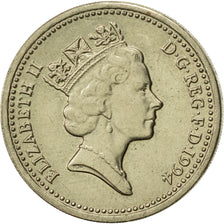 Coin, Great Britain, Elizabeth II, Pound, 1994, EF(40-45), Nickel-brass, KM:967