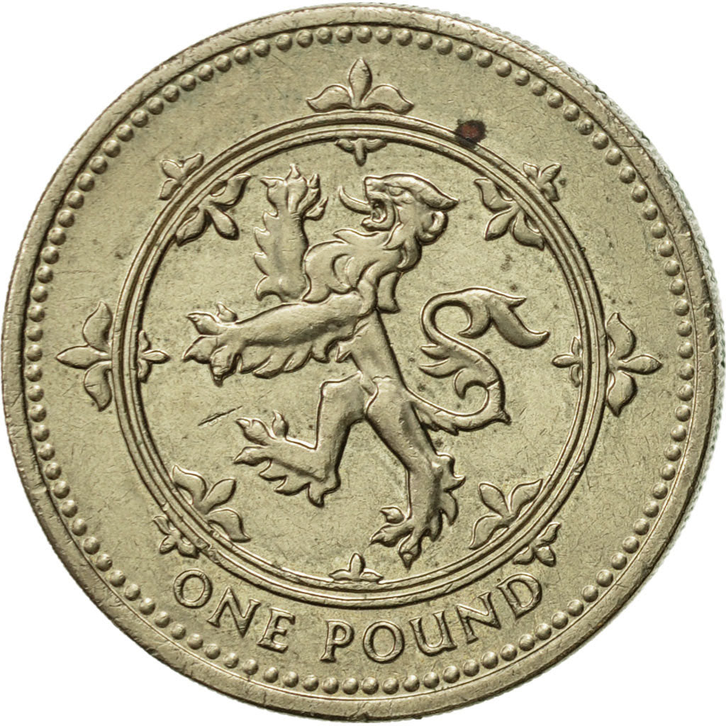 Coin, Great Britain, Elizabeth II, Pound, 1994, EF(40-45), Nickel-brass, KM:967