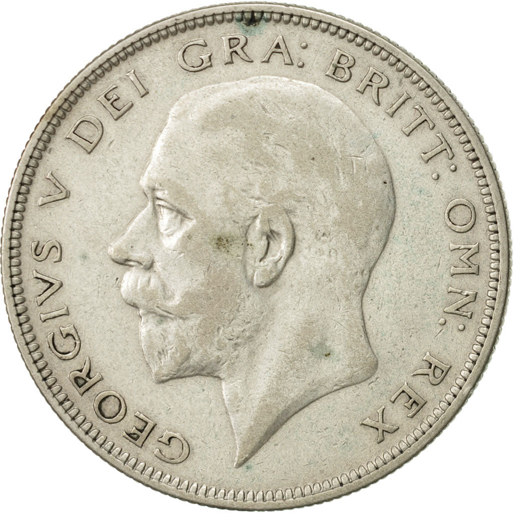 Great Britain, George V, 1/2 Crown, 1936, EF(40-45), Silver, KM:835