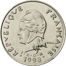 Coin, French Polynesia, 50 Francs, 1998, Paris, AU(55-58), Nickel, KM:13