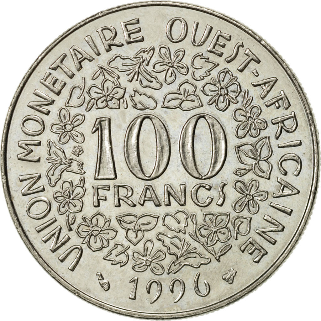 Moneta, Stati dell'Africa occidentale, 100 Francs, 1996, Paris, SPL-, Nichel