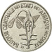 Coin, West African States, 100 Francs, 1997, Paris, AU(55-58), Nickel, KM:4