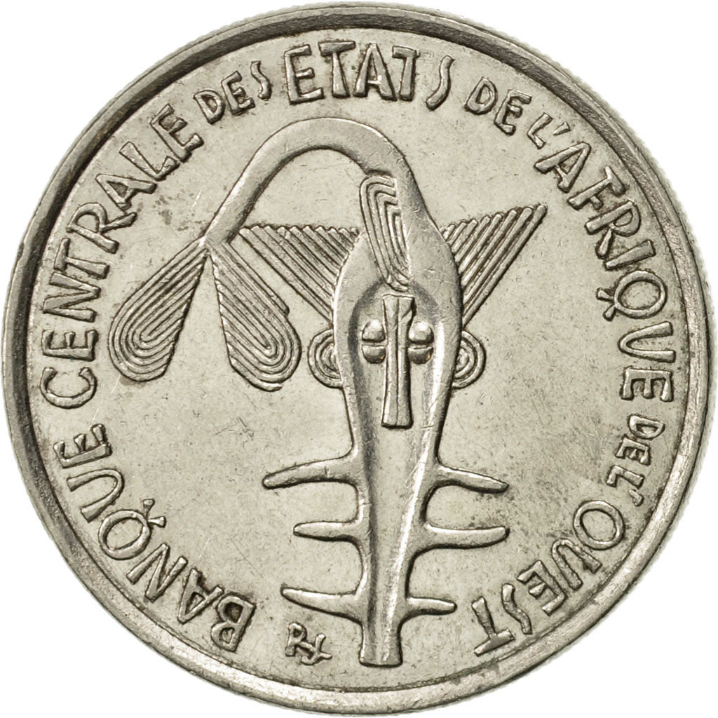 West African States, 100 Francs, 2004, Paris, AU(50-53), Nickel, KM:4