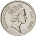 Figi, Elizabeth II, 20 Cents, 1986, SPL, Rame-nichel, KM:53