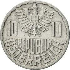 Münze, Österreich, 10 Groschen, 1966, Vienna, VZ, Aluminium, KM:2878