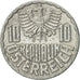 Moneta, Austria, 10 Groschen, 1965, Vienna, SPL-, Alluminio, KM:2878