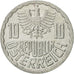 Coin, Austria, 10 Groschen, 1986, Vienna, AU(55-58), Aluminum, KM:2878