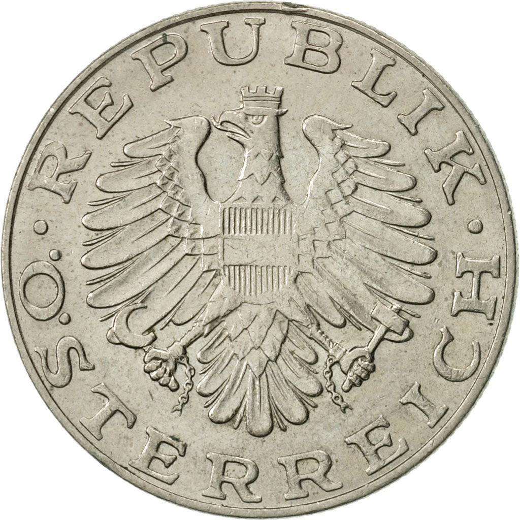 Coin, Austria, 10 Schilling, 1987, VF(20-25), Copper-Nickel Plated Nickel
