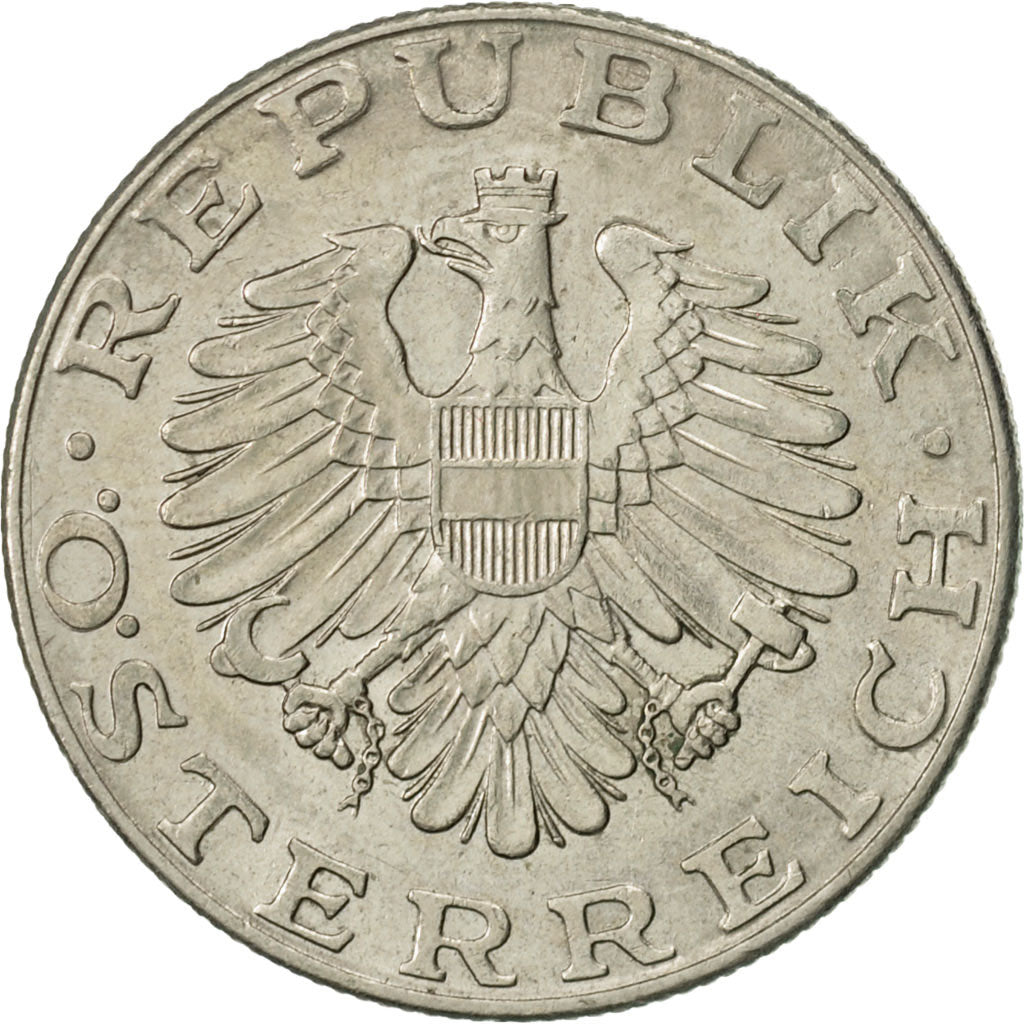Coin, Austria, 10 Schilling, 1981, VF(20-25), Copper-Nickel Plated Nickel