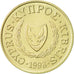 Coin, Cyprus, 5 Cents, 1998, MS(60-62), Nickel-brass, KM:55.3
